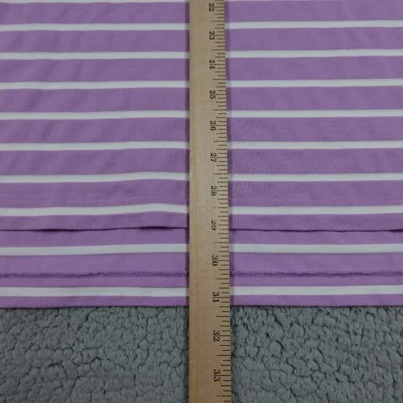 VTG Polo Golf Ralph Lauren Performance Shirt Mens Medium Purple Striped Polo - Picture 6 of 11